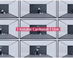 LG Deluxe Sirius - szybka i łatwa instalacja klimatyzatora - video