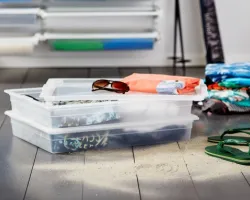 Organizuj, przechowuj & odkrywaj - kosze transparentne