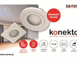 Nowa linia eleganckich opraw sufitowych LED - KONEKTO od ZAMEL