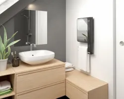 Designerski grzejnik z lustrem od Atlantic