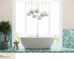 Łazienka w zielonych barwach - relaks, spokój, dobra energia