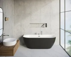 Komfortowa wanna FREEDOM W - w czarnej odsłonie