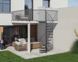 Nowość DOLLE: Schody zewnętrzne TORONTO ANTRACYT – trwałość, nowoczesność i elegancja na zewnątrz domu