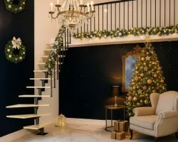 Jak udekorować schody na&nbsp;święta Bożego Narodzenia?