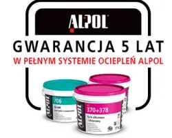 Systemy ociepleń Alpol - 5-cio letnia gwarancja jakości