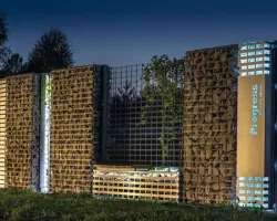 Sam określ granice swojej prywatności z systemem ogrodzeń gabionowych Progress Eco