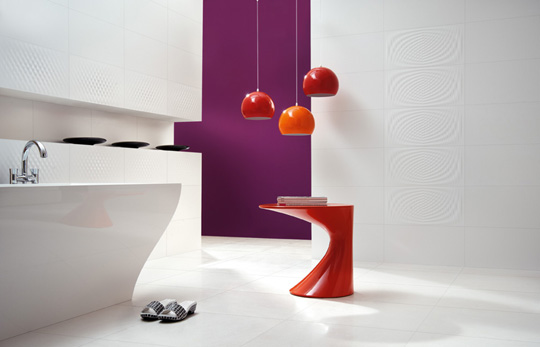 Op–artowe wzory na ścianach – płytki Light Lusion od Villeroy & Boch Op–artowe wzory na ścianach – płytki Light Lusion od Villeroy & Boch
