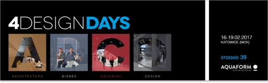 Aquaform na targach 4 Design Days 2017 w Katowicach Aquaform na targach 4 Design Days 2017 w Katowicach