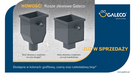 Kosze zlewowe - nowość w ofercie Galeco Kosze zlewowe - nowość w ofercie Galeco