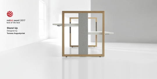 Red Dot Award: Product Design 2017 Best of the Best. Stand Up doceniony w&nbsp;prestiżowym konkursie.