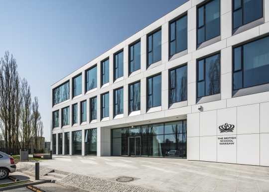 Angielska liga – nowy budynek The British School Angielska liga – nowy budynek The British School
