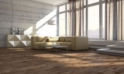 Artystycznie postarzane drewno w salonie - jesteśmy na tak!