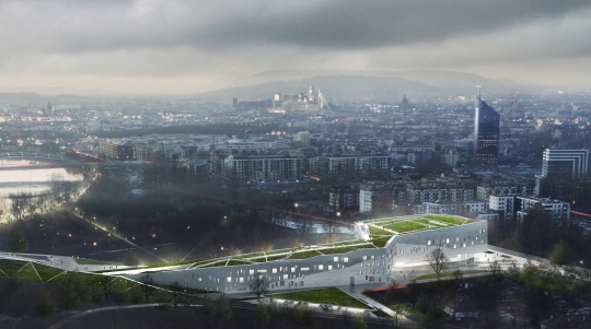Finalista Konkursu architektonicznego Akademii Muzycznej w Krakowie – pracownia plus3-architekci Finalista Konkursu architektonicznego Akademii Muzycznej w Krakowie – pracownia plus3-architekci