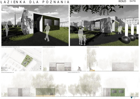 KONKURS KOŁO NA&nbsp;PROJEKT ŁAZIENKI 2017: Znamy zwycięski projekt nowej toalety publicznej w&nbsp;Poznaniu! / zdjęcie nr: 35
