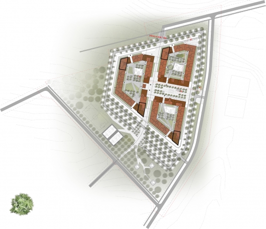 Nowy Nikiszowiec na&nbsp;nowo. Pracownia 22Architekci zaproszona do&nbsp;tworzenia katowickiego osiedla / zdjęcie nr: 4