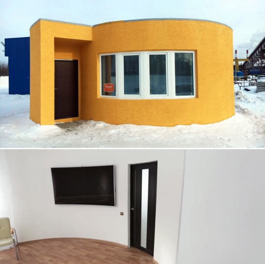 Dom mieszkalny w 24 godziny : druk 3D Dom mieszkalny w 24 godziny : druk 3D