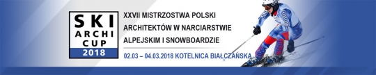 XXVII Mistrzostwa Polski Architektów w Narciarstwie Alpejskim i Snowboardzie – Ski Archi Cup 2018 XXVII Mistrzostwa Polski Architektów w Narciarstwie Alpejskim i Snowboardzie – Ski Archi Cup 2018