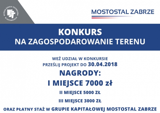 KONKURS NA ZAGOSPODAROWANIE PRZESTRZENI KONKURS NA ZAGOSPODAROWANIE PRZESTRZENI