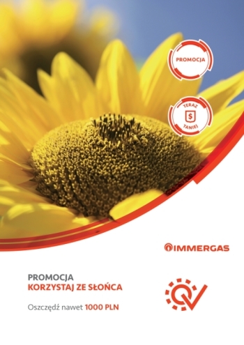 Korzystaj ze słońca! Promocja Immergas - Systemy solarne! Korzystaj ze słońca! Promocja Immergas - Systemy solarne!