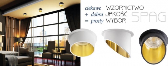 Nastrojowe światło i niebanalny kształt opraw SPAG Kanlux Nastrojowe światło i niebanalny kształt opraw SPAG Kanlux