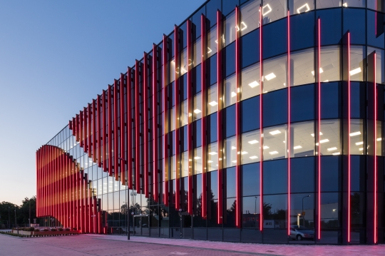 Biurowiec TME według projektu łódzkiej pracowni 3DPROJEKT architektura / zdjęcie nr: 1