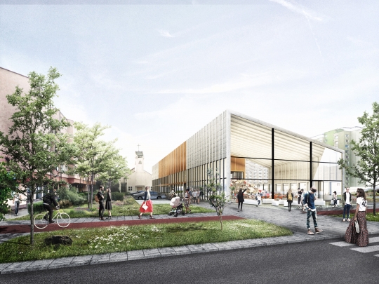 Projekt konkursowy Biblioteki Miejskiej w Szczecinie Projekt konkursowy Biblioteki Miejskiej w Szczecinie
