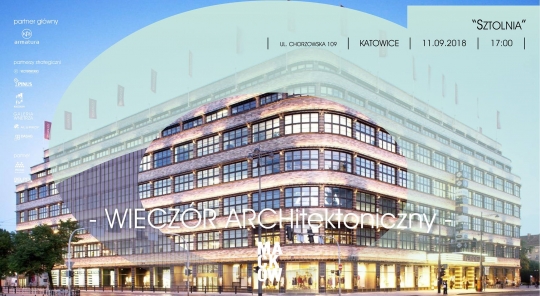 Wieczór ARCHitektoniczny ze Zbigniewem Maćkowem Wieczór ARCHitektoniczny ze Zbigniewem Maćkowem