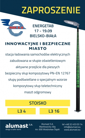 Alumast zaprasza na&nbsp;Energetab 2019