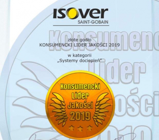 ISOVER ponownie numerem 1 w opinii klientów ISOVER ponownie numerem 1 w opinii klientów