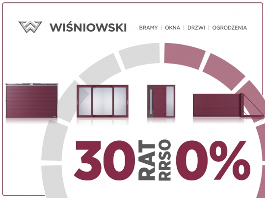Produkty marki Wiśniowski w ratach z RRSO 0% Produkty marki Wiśniowski w ratach z RRSO 0%