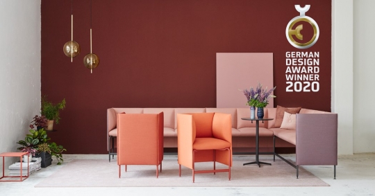 GERMAN DESIGN AWARD 2020 dla sofy i foteli Alto z oferty Kinnarps GERMAN DESIGN AWARD 2020 dla sofy i foteli Alto z oferty Kinnarps