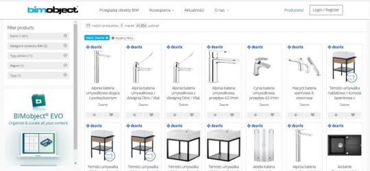 Coraz więcej produktów Deante dostępnych w technologii BIM! Coraz więcej produktów Deante dostępnych w technologii BIM!