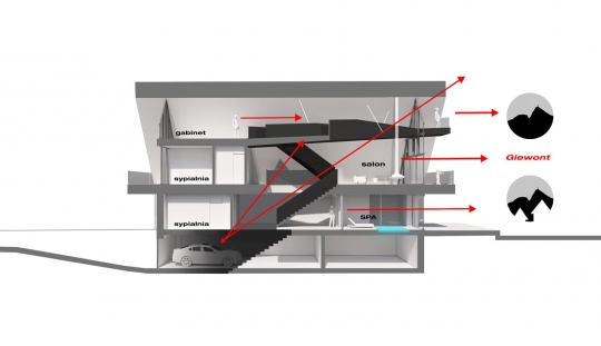 Dom z prywatnym Giewontem - projekt BXBstudio / zdjęcie nr: 4 Dom z prywatnym Giewontem - projekt BXBstudio / zdjęcie nr: 4
