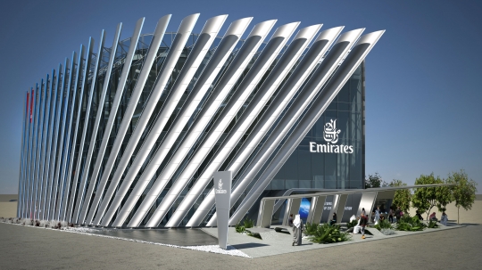 Linie Emirates prezentują swój pawilon na Expo 2020 w Dubaju Linie Emirates prezentują swój pawilon na Expo 2020 w Dubaju