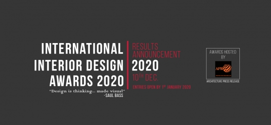 Międzynarodowy konkurs Interior Design Awards 2020