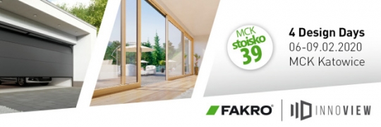 FAKRO na 4 Design Days w Katowicach – zapraszamy! FAKRO na 4 Design Days w Katowicach – zapraszamy!