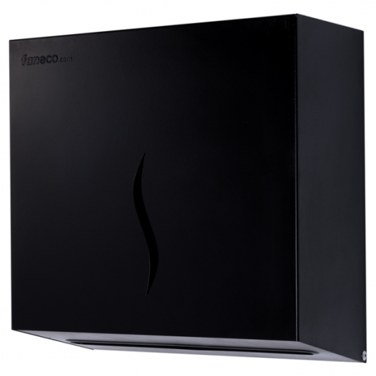 Elegancka czerń w nowoczesnych łazienkach publicznych - linia HIT BLACK od Faneco / zdjęcie nr: 2 Elegancka czerń w nowoczesnych łazienkach publicznych - linia HIT BLACK od Faneco / zdjęcie nr: 2