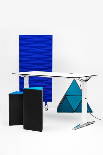 Przestrzeń biurowa pełna kolorów - eco pufy VANK_TRI / zdjęcie nr: 9