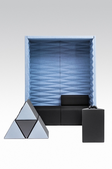 Przestrzeń biurowa pełna kolorów - eco pufy VANK_TRI / zdjęcie nr: 11