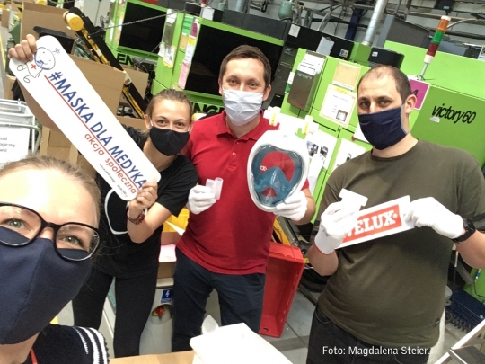 VELUX wspiera akcję społeczną #MaskaDlaMedyka VELUX wspiera akcję społeczną #MaskaDlaMedyka