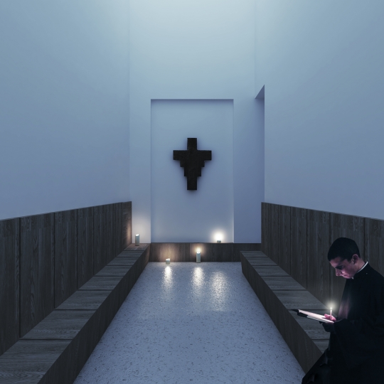 Dyplom Roku 2020 - Projekt Pawła Lisiaka  klasztor OO. Franciszkanów / zdjęcie nr: 5