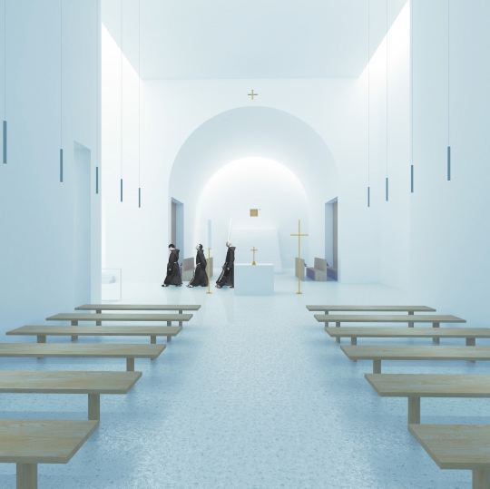 Dyplom Roku 2020 - Projekt Pawła Lisiaka  klasztor OO. Franciszkanów / zdjęcie nr: 7