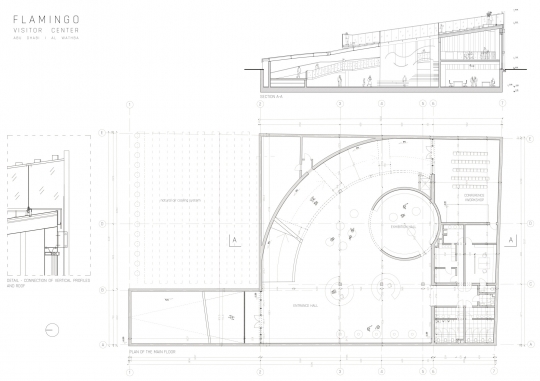 Projekt zespołu z&nbsp;Politechniki Krakowskiej z&nbsp;wyróżnieniem w&nbsp;konkursie Abu Dhabi Flamingo Center / zdjęcie nr: 3