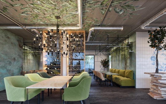 Włoska restauracja projektu pracowni LOFFT Architektura Wnętrz Włoska restauracja projektu pracowni LOFFT Architektura Wnętrz