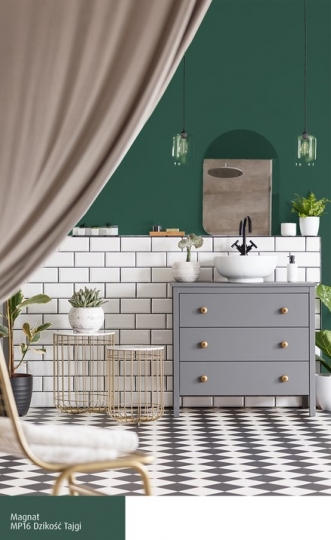 Łazienka w zielonych barwach - relaks, spokój, dobra energia / zdjęcie nr: 6 Łazienka w zielonych barwach - relaks, spokój, dobra energia / zdjęcie nr: 6