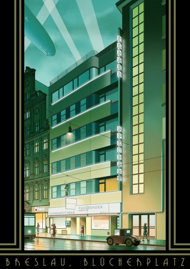 Miasto - z widokiem na wrocławską architekturę. Wystawa plakatów Jana Jerzmańskiego Miasto - z widokiem na wrocławską architekturę. Wystawa plakatów Jana Jerzmańskiego