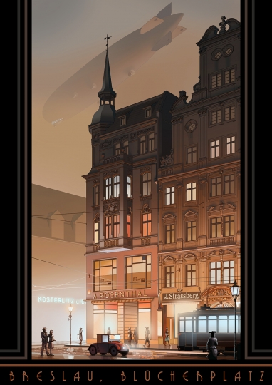 Miasto - z&nbsp;widokiem na&nbsp;wrocławską architekturę. Wystawa plakatów Jana Jerzmańskiego / zdjęcie nr: 5