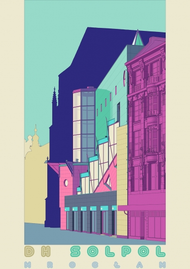 Miasto - z&nbsp;widokiem na&nbsp;wrocławską architekturę. Wystawa plakatów Jana Jerzmańskiego / zdjęcie nr: 11