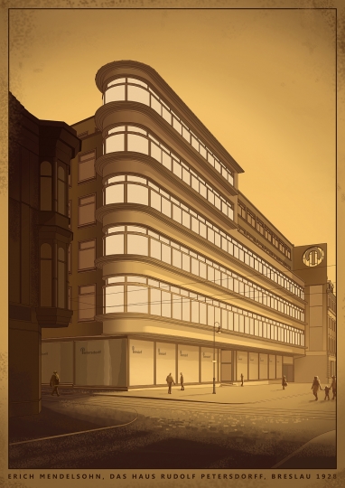 Miasto - z&nbsp;widokiem na&nbsp;wrocławską architekturę. Wystawa plakatów Jana Jerzmańskiego / zdjęcie nr: 7