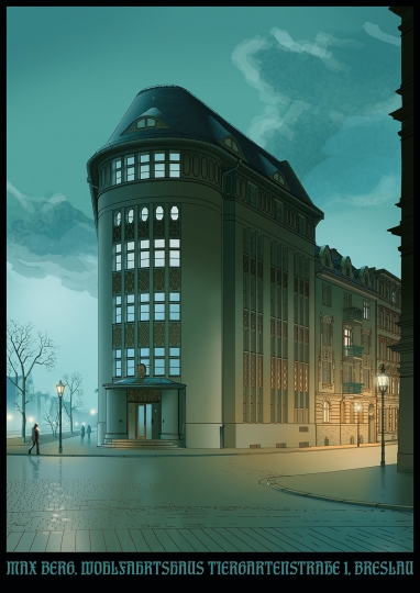 Miasto - z&nbsp;widokiem na&nbsp;wrocławską architekturę. Wystawa plakatów Jana Jerzmańskiego / zdjęcie nr: 8